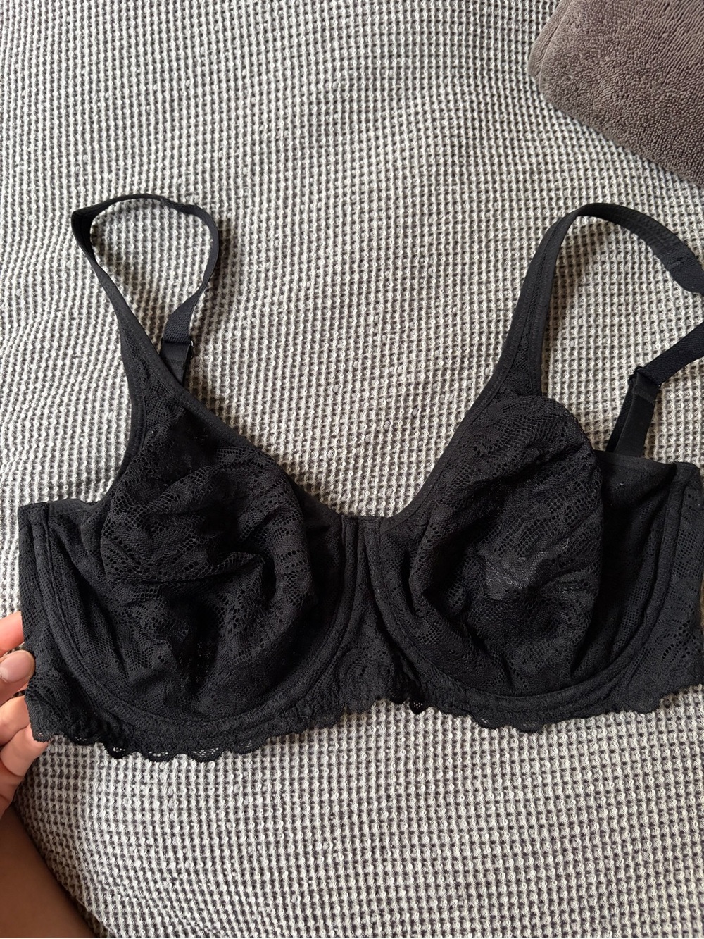 Wacoal Black Lace Underwire Bra - Women Intimates